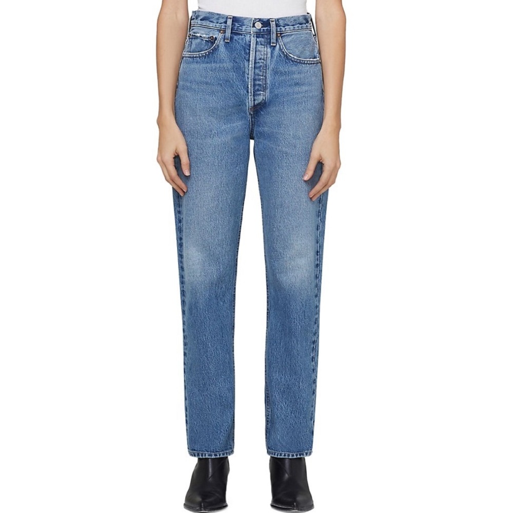 Agolde Pinch Waist 90s Straight Leg in Navigate